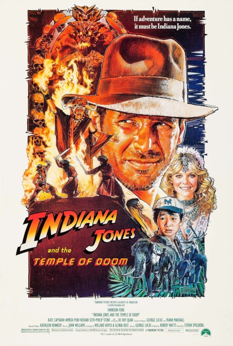 Plakát filmu Indiana Jones a Chrám zkázy