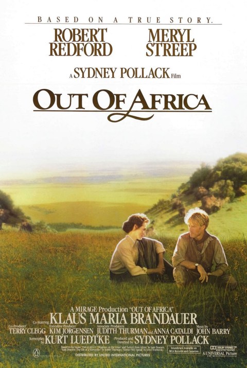Plakát filmu Vzpomínky na Afriku